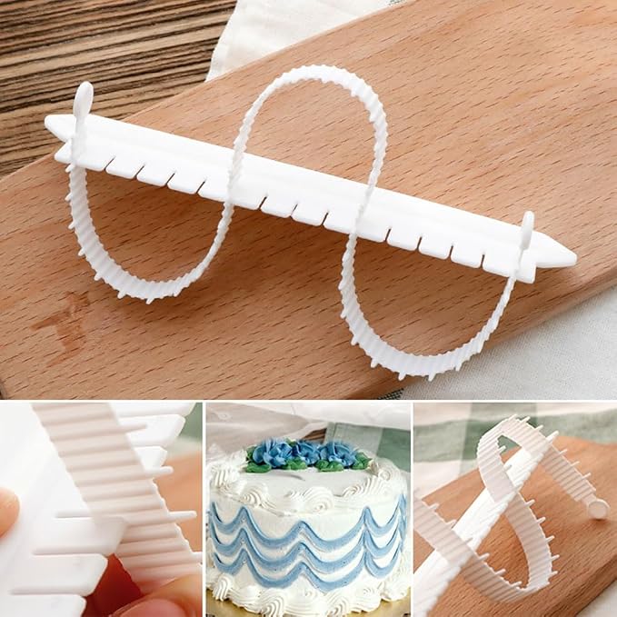 Fondant Cake Arc Ruler Decorating Cake Arch Guide Tool | Baking Measure Tool, Swag Marker Dividing Set, Garland Sugarcraft, Decorative Marking Divider Aid,Pastry Decorating Supplies