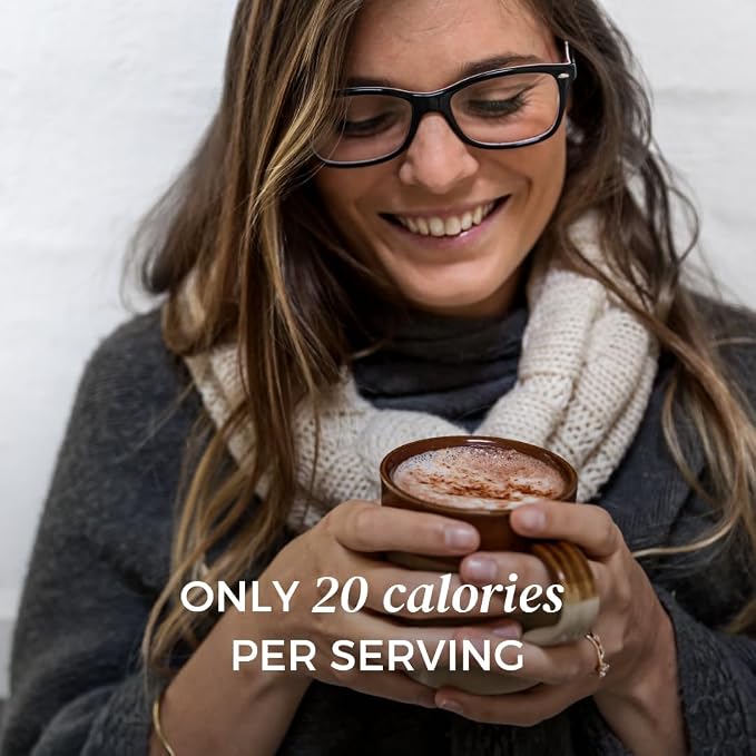 NOMU Skinny 60% Cocoa Hot Chocolate (33 servings) | 20 Calories only, Keto Diet Drink, Low GI, High Protein (Pack of 2)