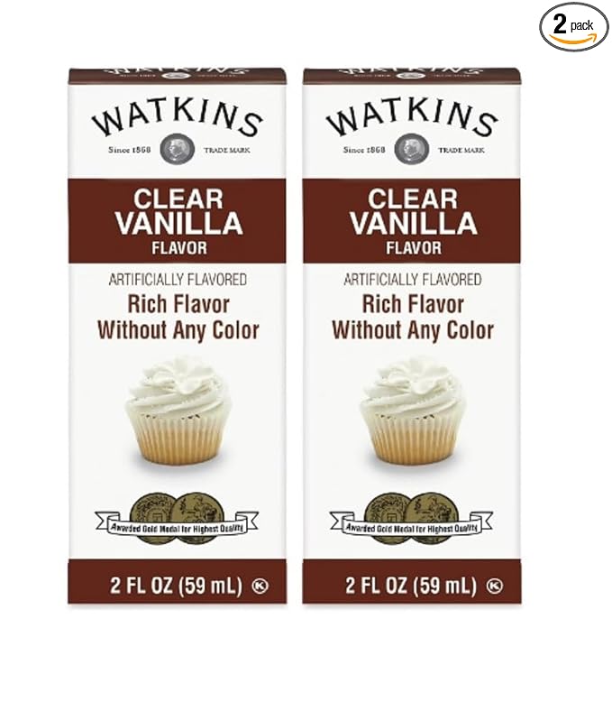 Watkins Baking Extracts - pack of 2 (Clear Vanilla 2oz)