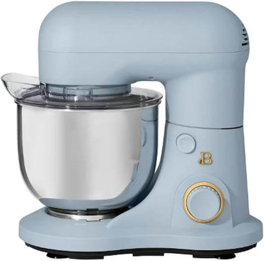 3.5 Qt Stand Mixer, with Flat Beater, Dough Hook, Whisk (Cornflower Blue)