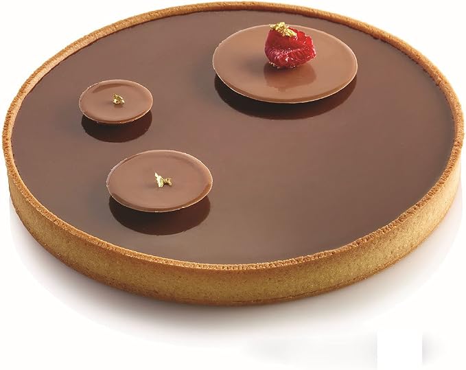 Silikomart "Tarte Ring 190" Heat-Resistant Perforated Plastic Cutting Ring 7.48 Inch Diameter (1 Each)