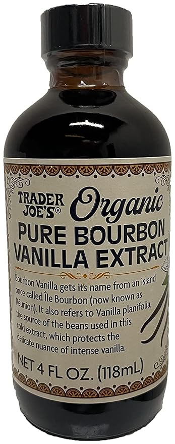 Trader Joe's Pure Bourbon Vanilla Extract - 4 Fl. Oz., 118ml in Plastic Bottle_AB