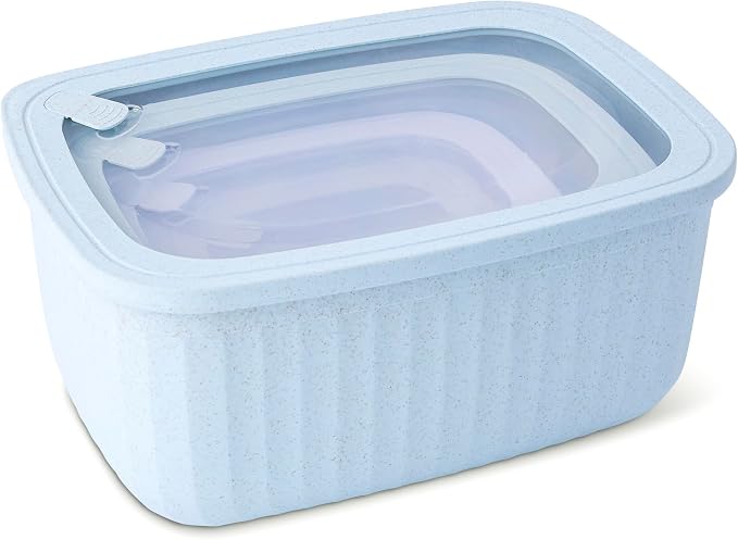 Core Kitchen Nested Wheat Fiber Food Storage Set – 8-Piece BPA-Free Containers with Lids – Eco-Friendly, Stackable, Microwave & Freezer Safe - Celestial Cloud