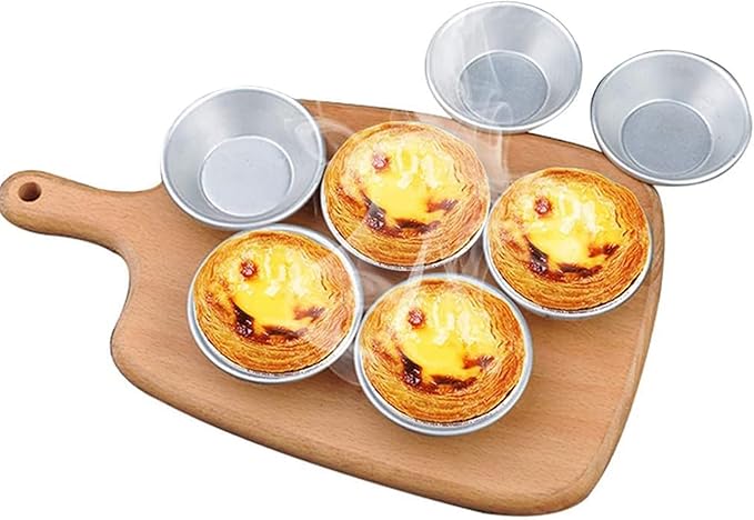 25 Pack-Egg Tart Mold,Mini Pie Muffin Cupcake Pans Egg Tart Bakeware Non-Stick Baking Cups