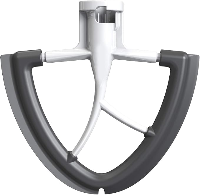 Flex Edge Beater for KitchenAid Mixer, 4.5-5 Quart for KitchenAid Mixer Attachments, Fits Tilt-Head for Kitchen Aid Paddle with Scraper for Kitchen Aid Accessories and Attachments by HOZODO