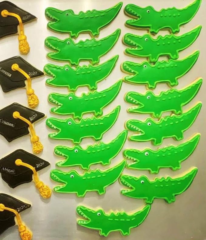 Ann Clark Cute Alligator Cookie Cutter, 5" Made in USA