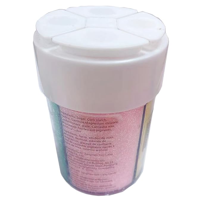 Sentovac 4-Colors Sanding Sugar for Baking Edible Sparkling Coarse Sugar Crystals Sprinkles for Baking Cake Cookie Cupcake Topper Ice Cream Decoration Supplies（Purple Yellow Green Pink）