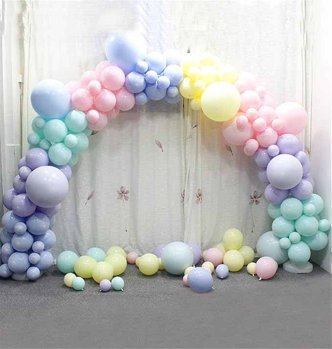 Rainbow Balloon Garland Arch Kit 171PCS Latex Balloon Pastel Balloon Garland Kit Macaron Colors 5,10,12,18 Inch Birthday Baby Shower Wedding Unicorn Party Decorations