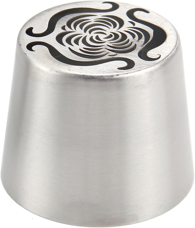 Extra Large Russian Piping Tips - Stainless Steel Flower Nozzles Set for Cake Decorating, Rose & Floral Icing Tips for Cupcakes, Cookies Professional Baking Tools (XXL, Style 70)