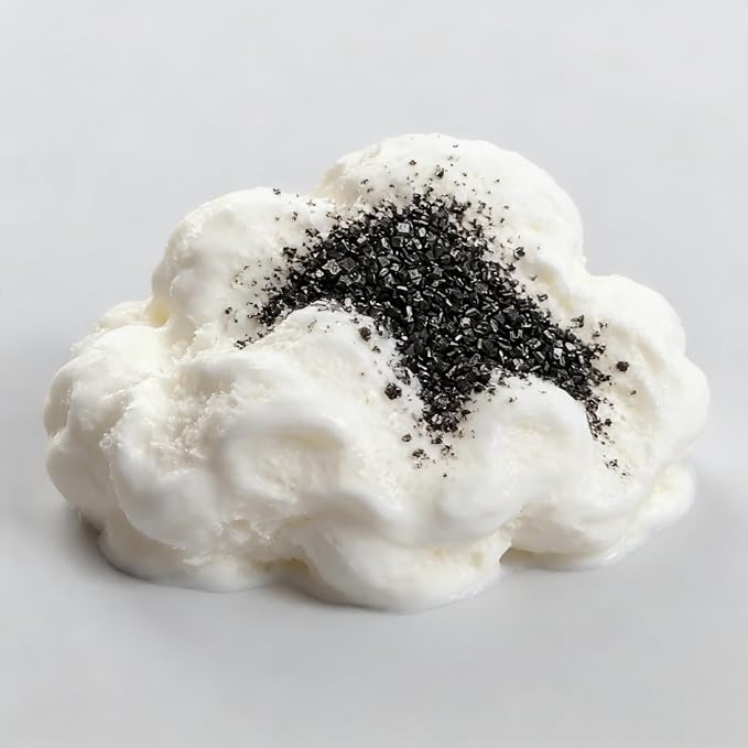 HeDeon&Rles Edible Black Sanding Sugar Crystals for Baking 120g/4.23oz Sparkling Sugar Crystals Cake Cupcake Pancake Ice Cream Top Birthday Wedding Halloween ChristmasCake Decoration