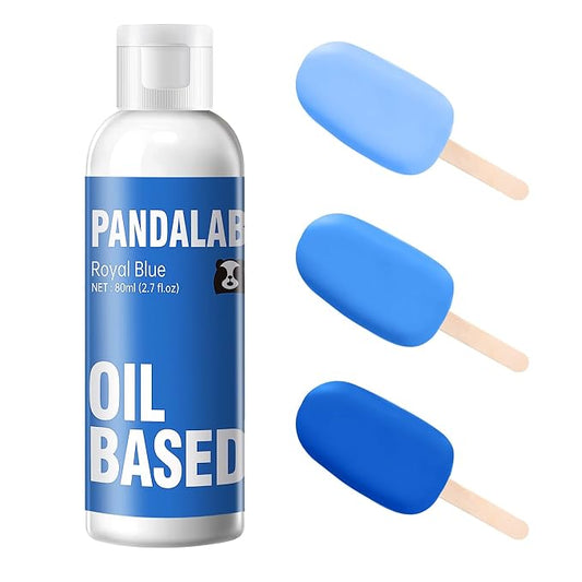 Royal Blue Oil Based Food Coloring for Chocolate, Candy Melts, Donuts, Strawberries, Frosting, Cake, Professional Edible Dye for Baking - 80 Milliliters 2.7 Fl.Oz