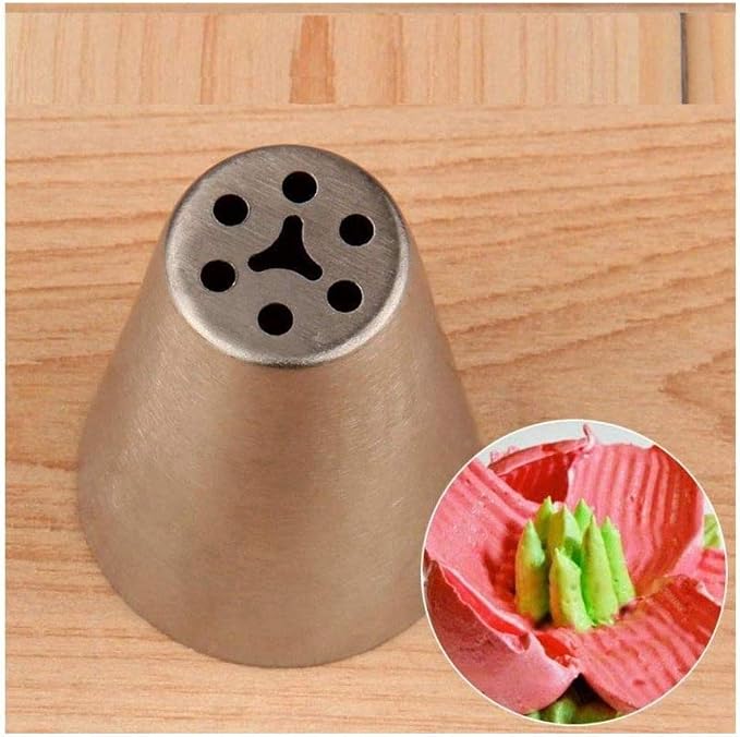 Russian Nozzle Piping Tip Stainless Steel by Chef Collection (1, O8)