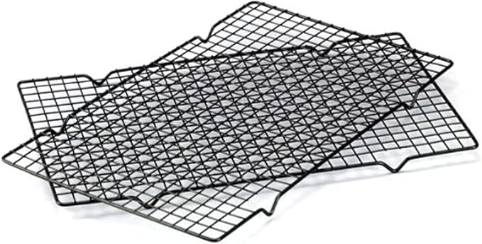 GoodCook Nonstick Steel Wire Cooling Rack, 16" x 10" (Set of 2)