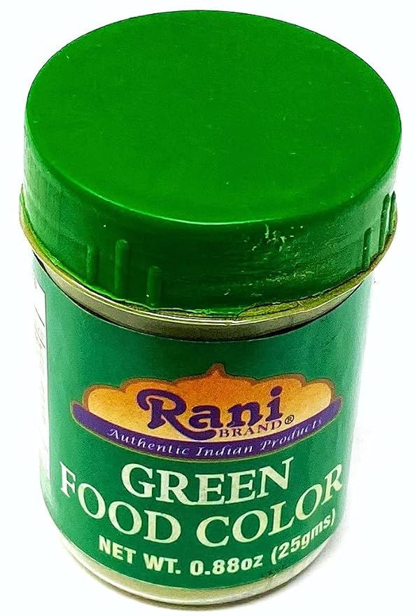Rani Green Food Color Indian 25gm (0.88oz) ~ Vegan