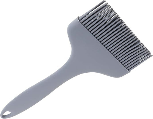 Cabilock High-temperature Resistant Silicone Oil Basting Brush for Cooking and Baking, Gray Heatproof Pastry Brush for Bbq, Turkey, Egg, and Meat Application, 1pcs Kitchen Tool
