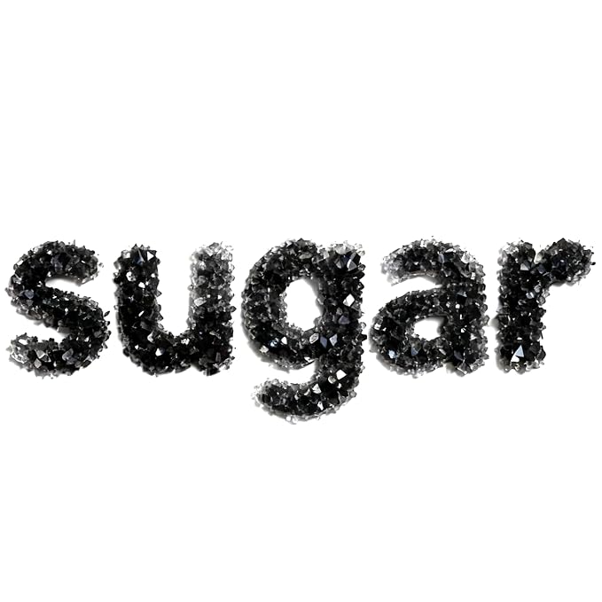 Edible Black Sanding Sugar Sprinkles 142g/ 5.01oz Sugar Crystals for Cake Decorating Candy Baking Decorations Ice Cream Toppings and Cupcake Decorating for Valentines Halloween Christmas
