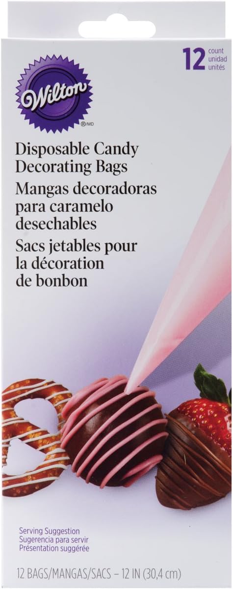 Wilton Disposable Candy Piping Bags, 12-Count