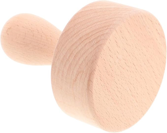 Wooden Tart Tamper with Handle Versatile Baking Tool for Tarts and Pastries Mashing Stick for Diy Desserts Easy to Clean and Use Kitchen