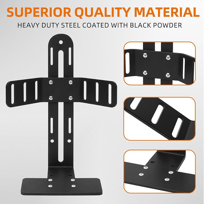 lifgarfe 5 Gallon Water Cooler Rack Bucket Jug Holder Mount Fit for Trailers, Truck, Cart, UTV, Mower and Landscape Trailer