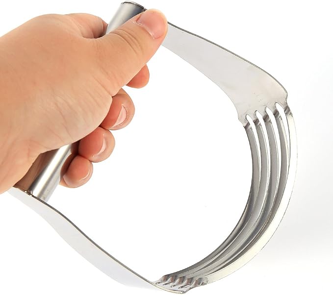 Dough Blender, Pastry Cutter, Stainless Steel Pastry Blender, Dough Cutter Multipurpose Handheld for Home Baking Tools