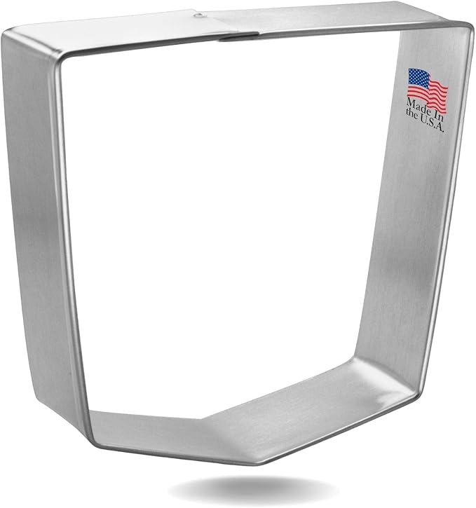 Foose Back Pocket Cookie Cutter 3.75 Inch –Tin Plated Steel Cookie Cutters – Back Pocket Cookie Mold