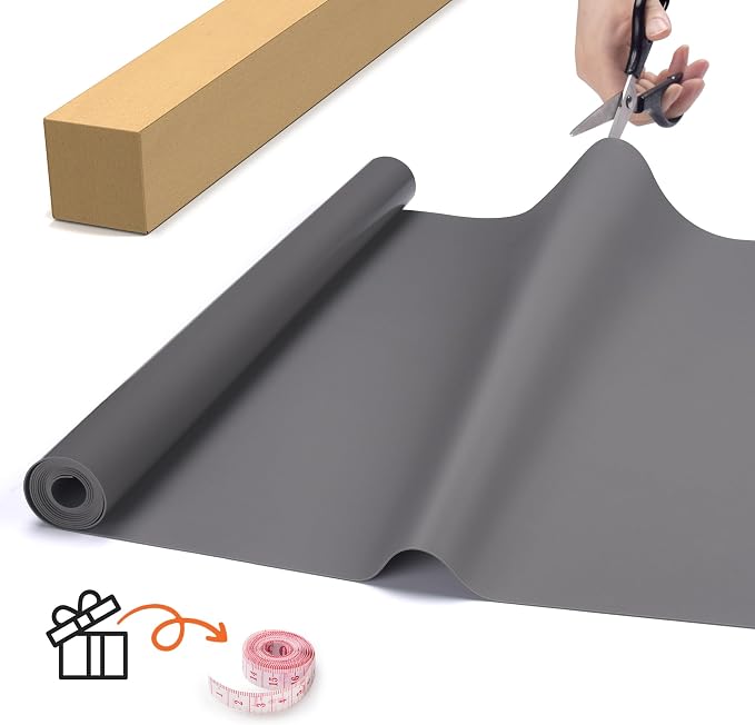 Silicone Mat Roll - Silicone Mats for Kitchen Counter, Heat Resistant Countertop Protector, Non-Slip Table Mat Desk Saver Pad, Multi-functional Cuttable Silicone Mat, Craft Mat - 17IN X 5FT