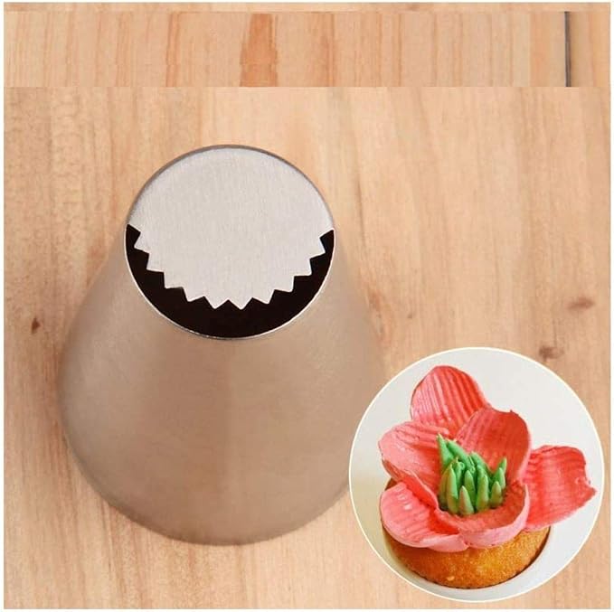 Russian Nozzle Piping Tip Stainless Steel by Chef Collection (1, O9A)