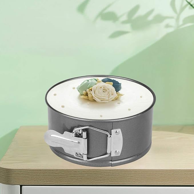 Cake Pan,5 Inch with Removable Bottom Round Cake Pan,Non-Stick And Leakproof,Carbon Steel Cake Baking Tray