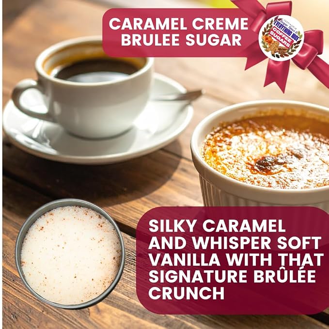 Coffee Sugars: Sugar, Spice & Everything Nice | Gift Packaged Set of 3 | All Natural, Non GMO Cane Sugars | Gourmet Coffee & Baking Sweeteners | Small Batch, Hand Made | Made in USA | No Artificial Ingredients, Authentic Infused | Artisanal Gift Pack |...