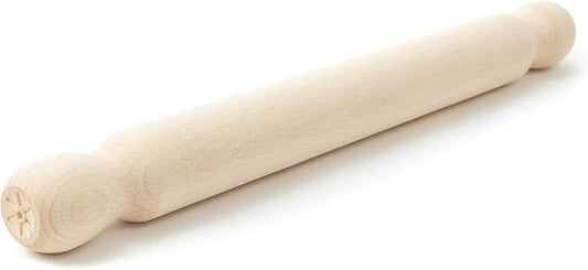 tuuli Kitchen Wooden Rolling Pin for Baking Pizza Fondant Pastry Dough Roller 15.7 inches