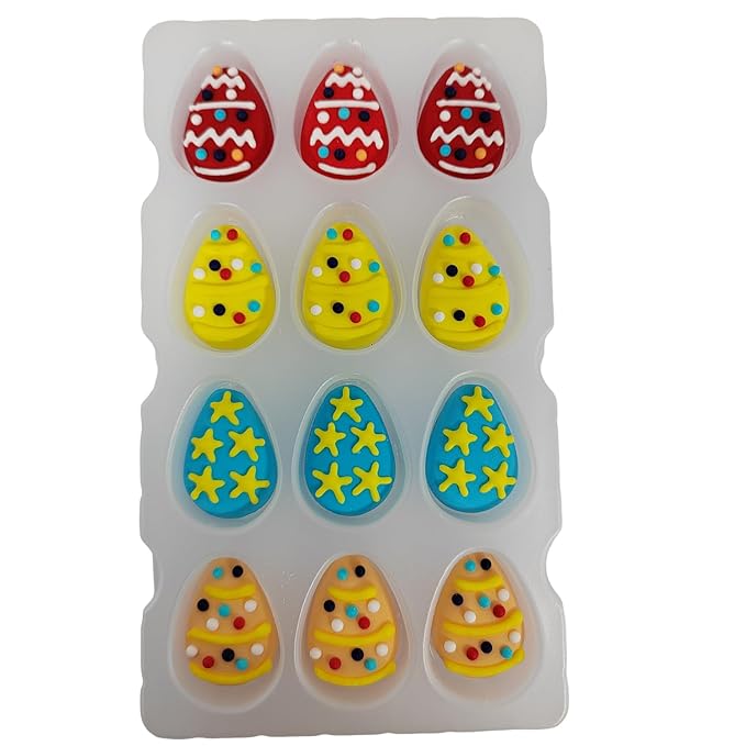 Edible Candy Easter Egg Dessert Sprinkles Spring Sprinkle Party Cookie DIY Cake Cupcake Topper Icing Frosting Decoration Easter Supplies