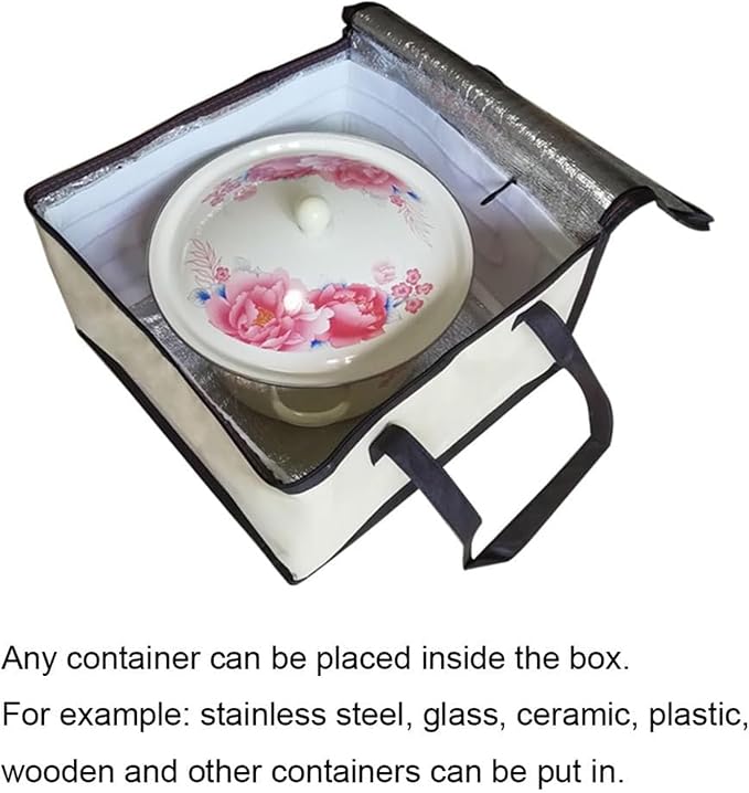 Portable Dough Proofer Box with Heater and Temp Control for Bread, Yogurt, and Soap Making - Includes Folding Fermentation Bag, Reusable