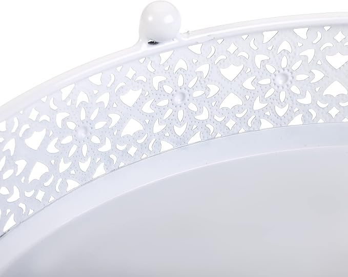Hedume Set of 3 Cake Stand, Dessert Display Cupcake Stands, Round Metal Cake Stands, Cupcake Pastry Candy Display Plate for Wedding, Event, Birthday Party