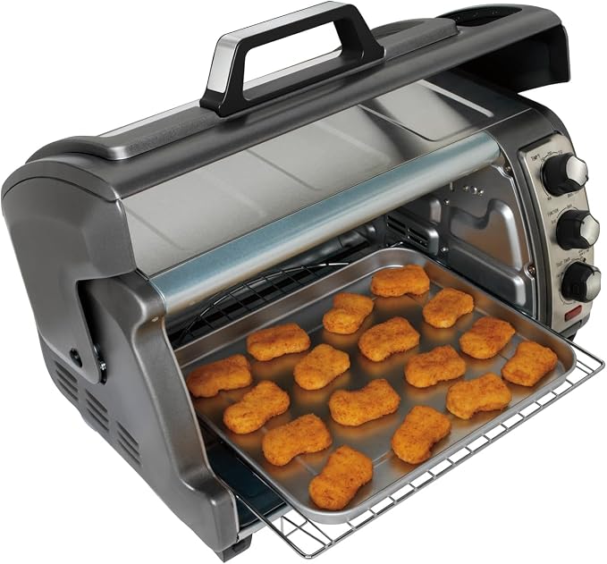 Hamilton Beach (31126) Toaster Oven, Convection Oven, Easy Reach,Silver