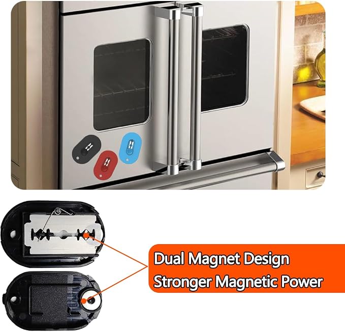 Extractable & Magnetic Bread Lame Dough Scoring Tool, Bread Scoring Knife, Professional Sourdough Scoring Tool for Bread Bakers, Bread Making Tools with 5 Razor Blades (Black)