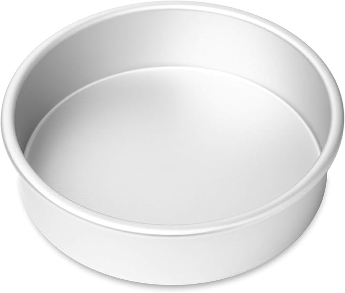 Last Confection 7" x 2" Round Cake Pan, Anodized Aluminum Cake Pan Baking Tin Mold, Professional Bakeware