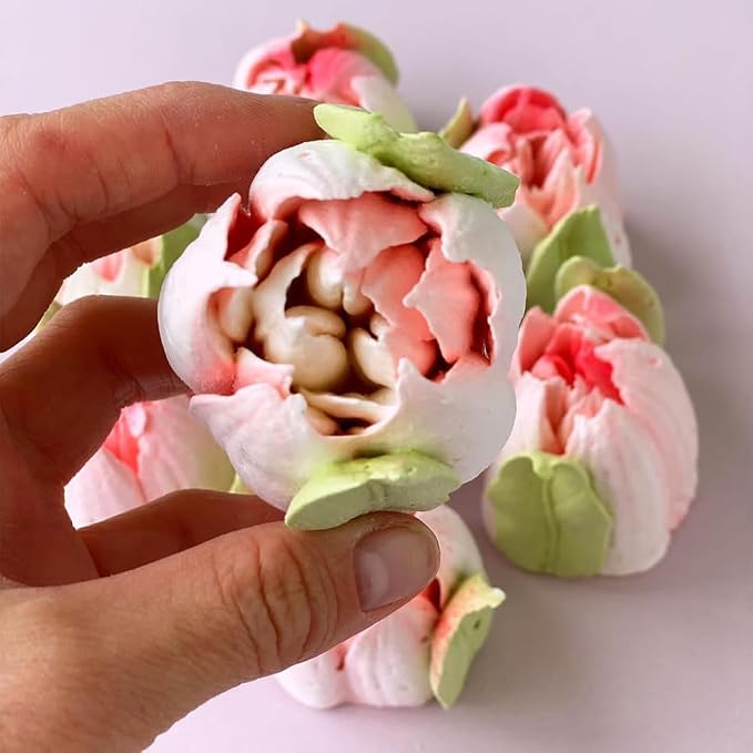 Extra Large Russian Piping Tips - Stainless Steel Flower Nozzles Set for Cake Decorating, Rose & Floral Icing Tips for Cupcakes, Cookies Professional Baking Tools (XXL, Style 49)
