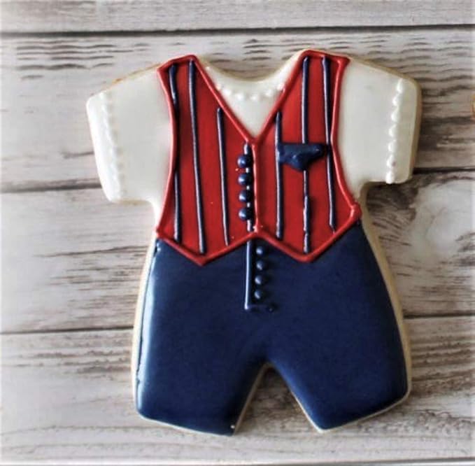 Ann Clark Baby Romper Cookie Cutter, 3-1/2" Made in USA