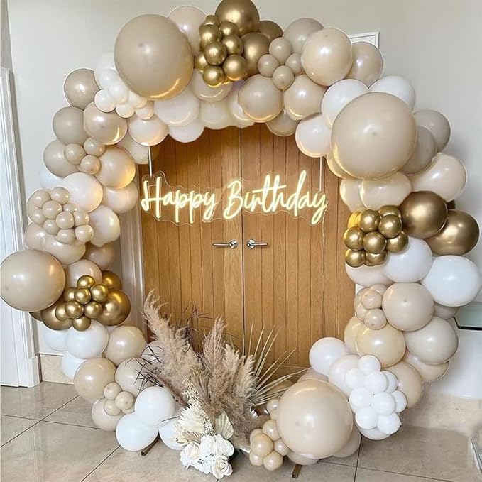 Balloonarch_Parent (White & Beige)