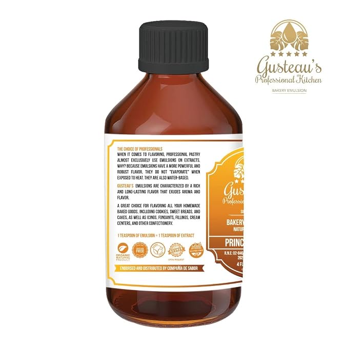 Gusteau's - Prince Toffee Flavor Bakery Emulsion, 4 fl oz (100ml) Alcohol Free, Sugar Free, Kosher (Prince Toffee)