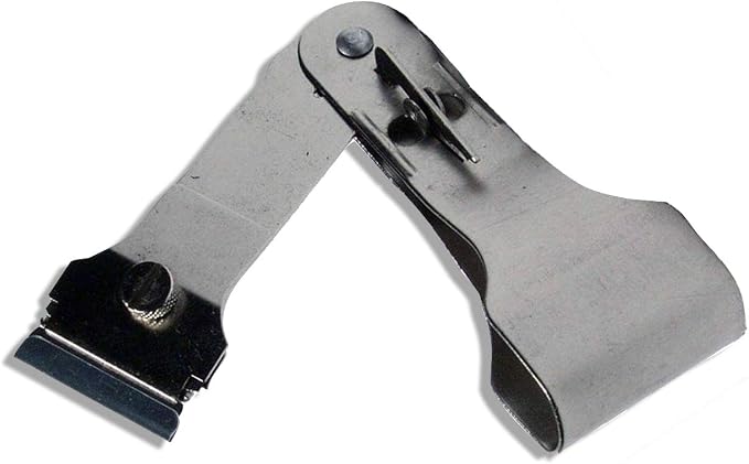 Metal 3-Way 8" Safety Razor Blade Scraper Tool - Remove Adhesive Stickers & More