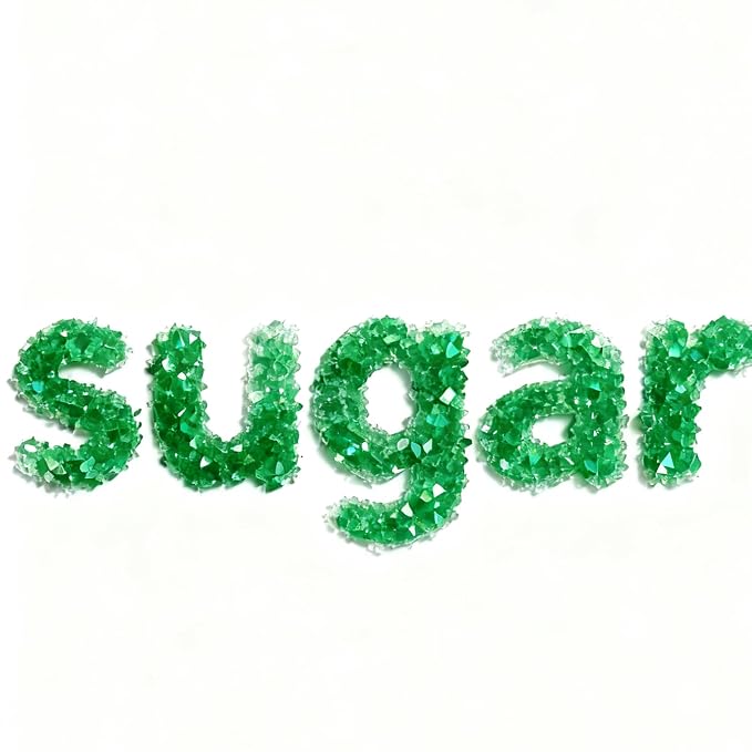 Edible Green Sanding Sugar Sprinkles 142g/ 5.01oz Sugar Crystals for cake decorating Candy Baking Decorations Ice Cream Toppings and Cookie Decorating for Valentines Halloween Christmas