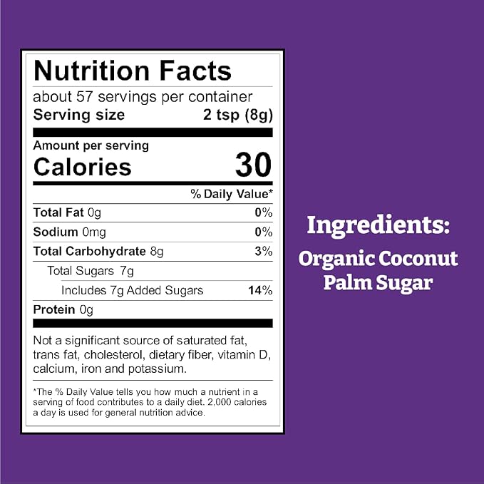 Wholesome Sweeteners 16-Ounce Organic Coconut Sugar, Non GMO, Gluten Free & Vegan Sweetener, for Baking, Sauces, and Smoothies, 3 Pack