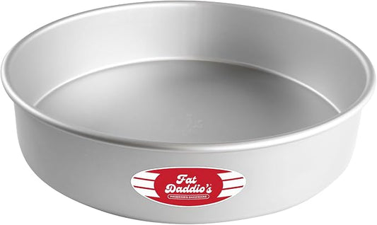 Fat Daddio's Round Cake Pan, 13 x 3 Inch, Silver