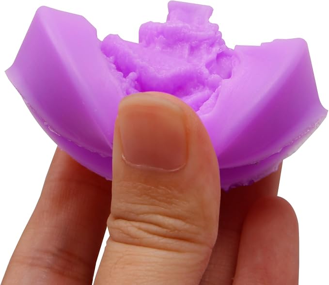 Cookie Chocolate Molds 5 Packs Donut Fondant Molds Waffle Cookie Cream Molds Oreo Baking Molds Silicone for Cake Decoration Cupcake Topper Candy Butter Sugar Craft Jelly Mousse Gum Paste Clay Resin