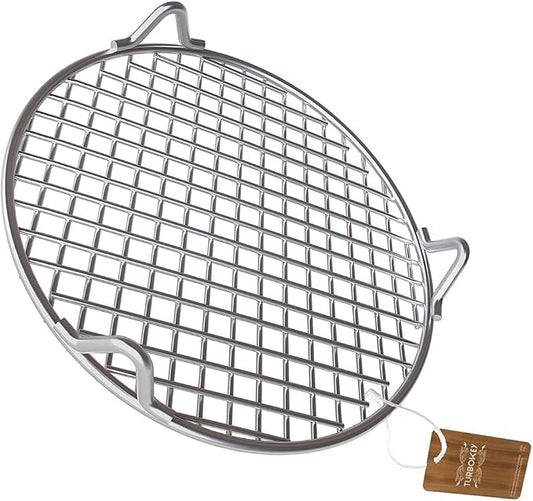 Wire Baking Rack with Legs for Airfryer/Oven/Sheet Pan Dia 9.8" Multi-Purpose Round Cooling Cooking Rack 304 Stainless Steel Barbecue Rack/Carbon Baking Net/Grill/Pan Grate (250mm/9.8")