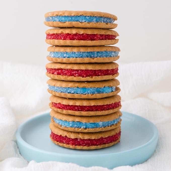 Sweets Indeed Red Decorating Sugar, Dye Free, Edible Sprinkle Mix, Perfect for Cake Decorations, Baking, Ice Cream, Cookies, Cupcake Topper 3.35 ounces