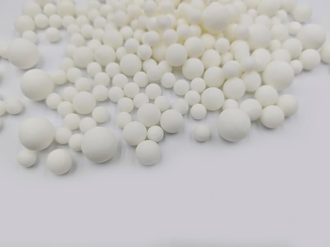 Mixed Edible White Pearl Sugar Sprinkles, 4.23 oz Candy Pearls Ideal for Baking, Cake and Cupcake Toppers, Cookie Decoration, Ice Cream Topping (7,10,14mm)