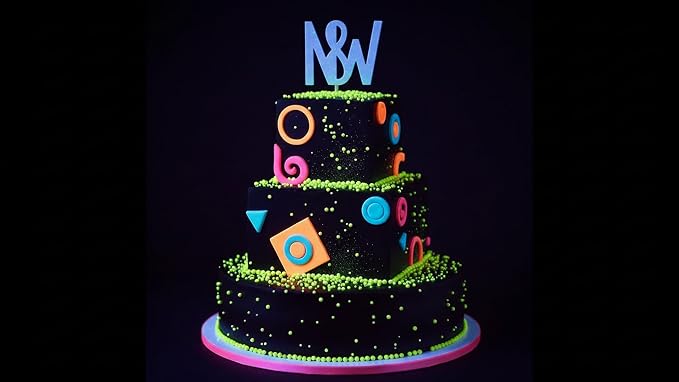 NCS Neon Yellow (Under Blacklight) 4mm Edible Sugar Pearls Sprinkles – Cupcake, Cake, Cookie & Baking Decorations, 7 oz