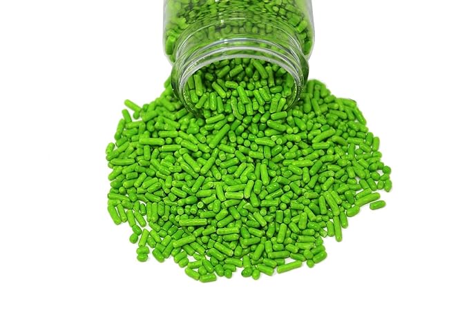Mystic Sprinkles Solid Color Jimmy Sprinkles (Luscious Lime Green)